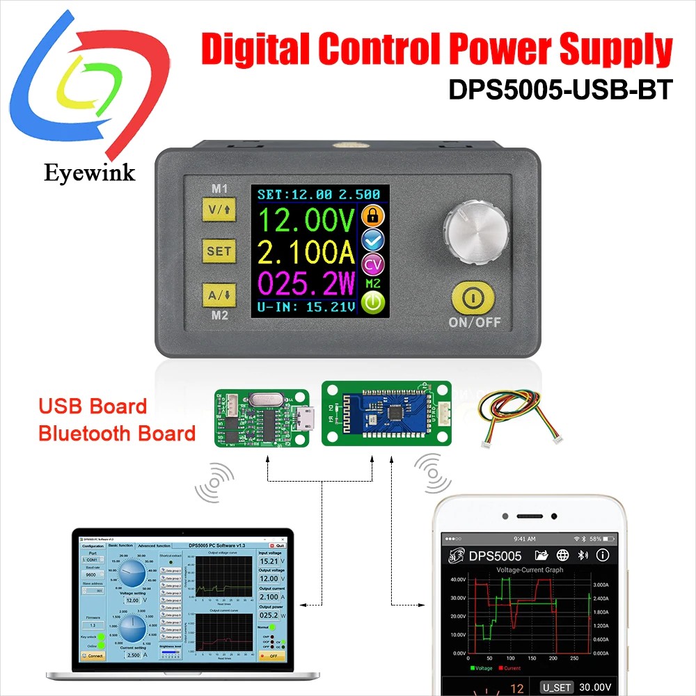 DPS5005 Communication Constant DC - DC Voltage current Step-down Power Supply module buck Voltage