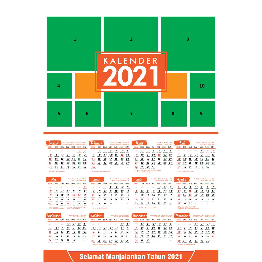 Kalender Custom Corporation V.1  Full Version - Photoshop &amp; Coreldraw - Business Branding