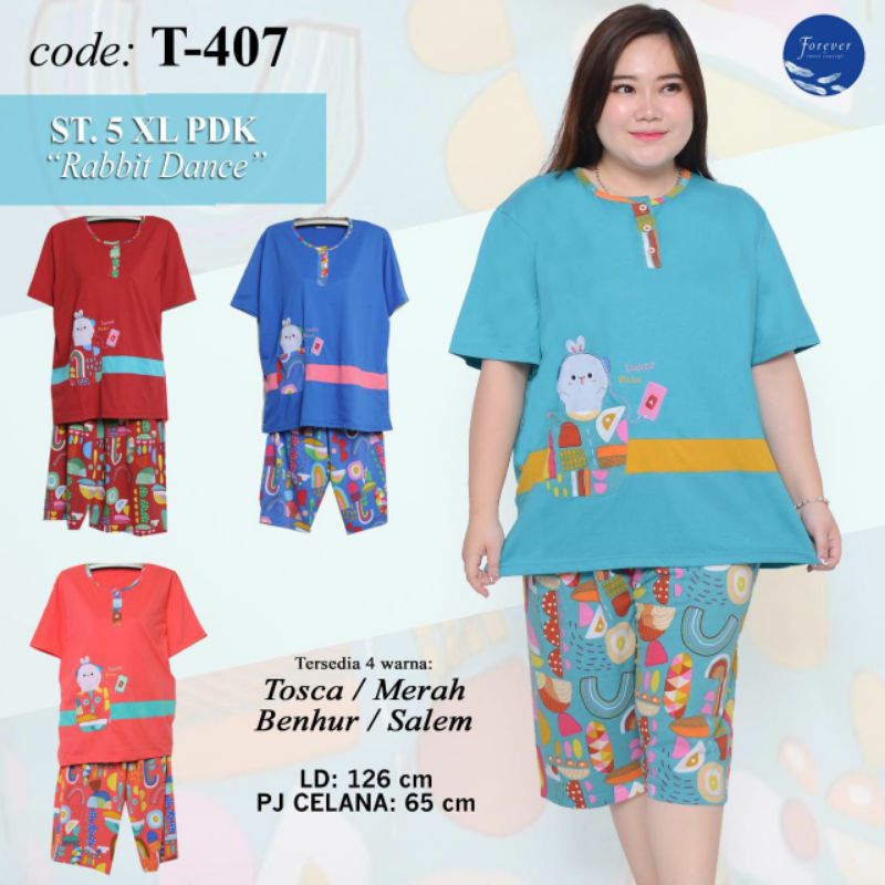 Forever Baju Tidur size 5XL / baju tidur jumbo motif 3