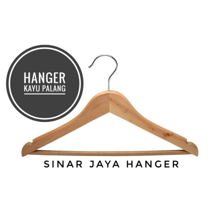 Hanger Kayu Palang / Gantungan Kayu Perlusin