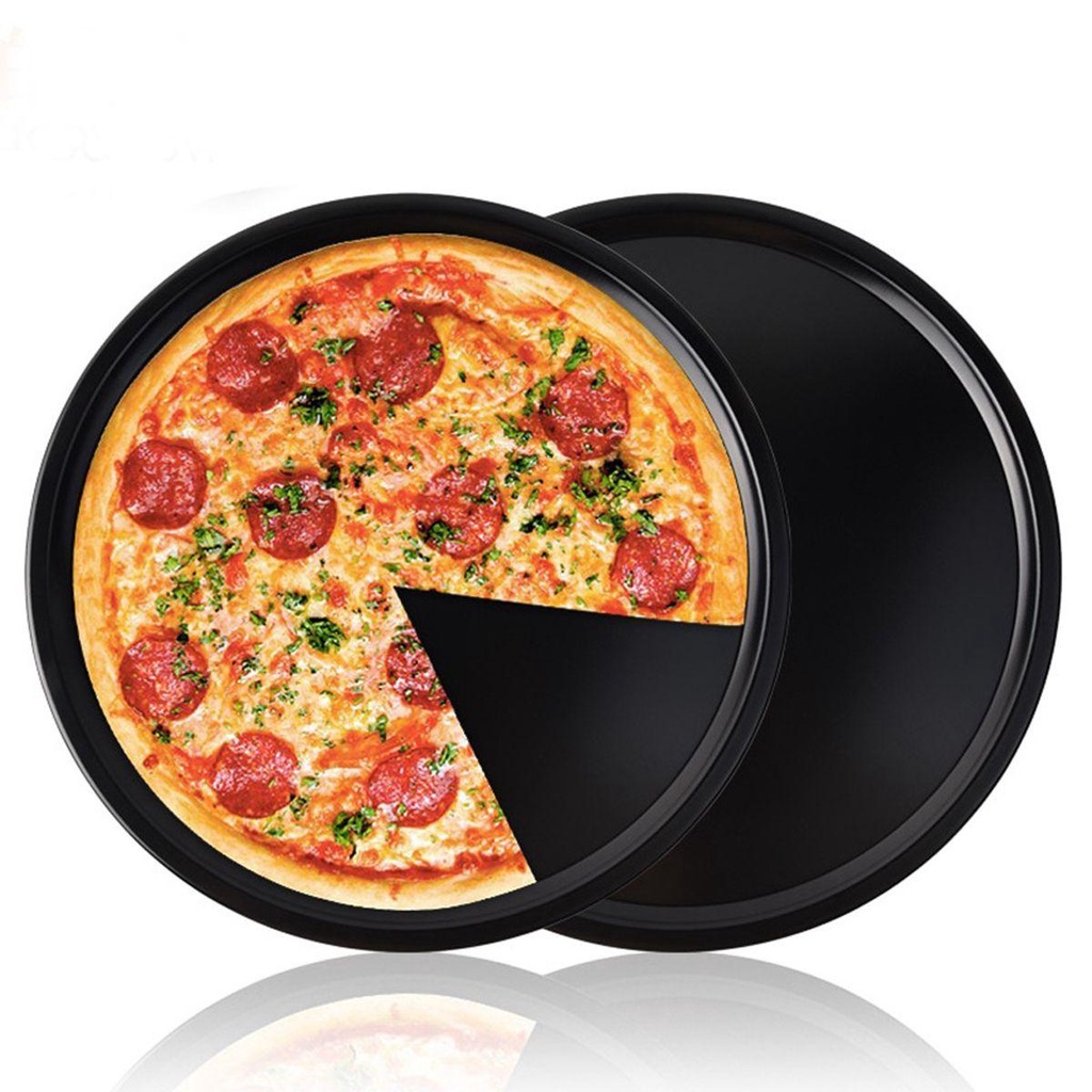 [Elegan] Loyang Pizza Bulat Bakeware Oven Baking Tools Cetakan Nampan