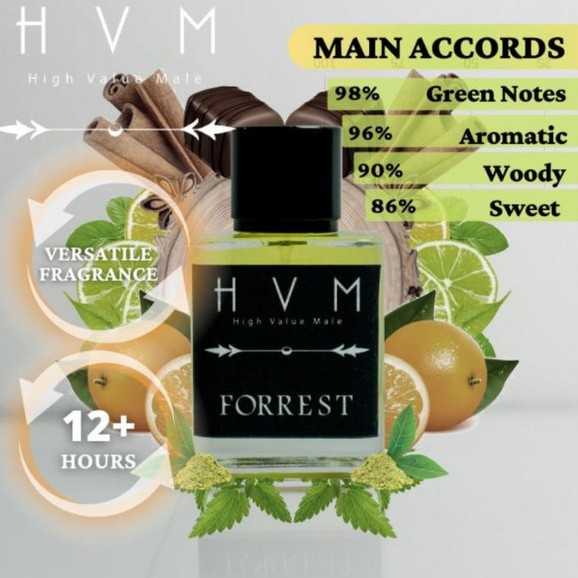 Parfum Pria HVM NATURE SERIES Extrait de Parfum 55 ML Parfum Cowok Parfum Laki laki
