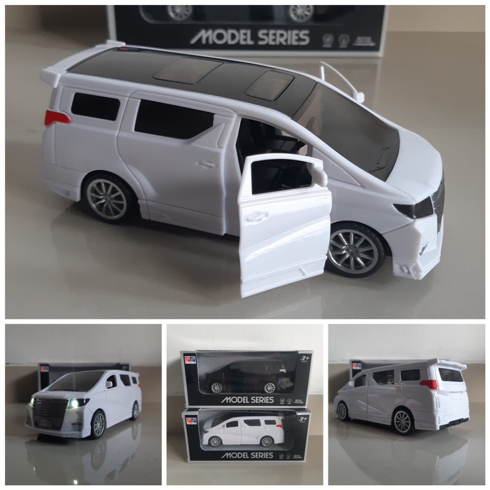 Diecast Mobil Alphard Suara & Lampu | Miniatur Mobil Alphard MAINAN MOBIL MURAH