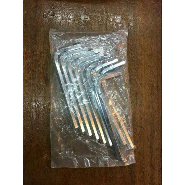 TEKIRO"KUNCI L pendek 6mm atau 6,5mm