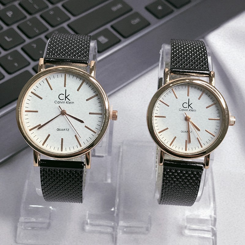 ✅COD LADIES WATCH SIMPLE FASHION WANITA PERHIASAN QUARTZ PERHIASAN PASANGAN TABLE MEN'S WATCH C03