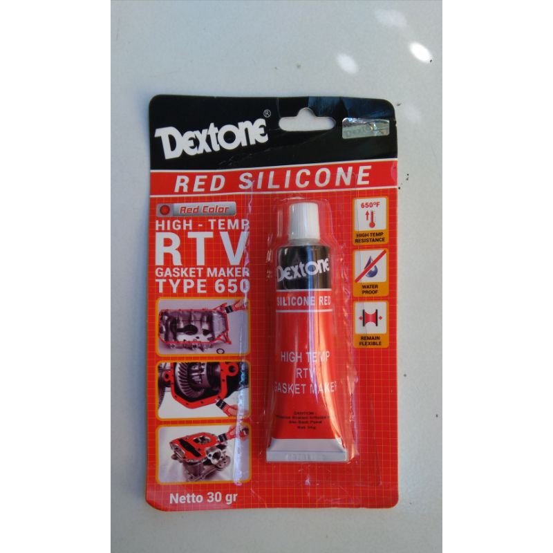 Lem Paking Gasket Sealer Dextone Black/Red