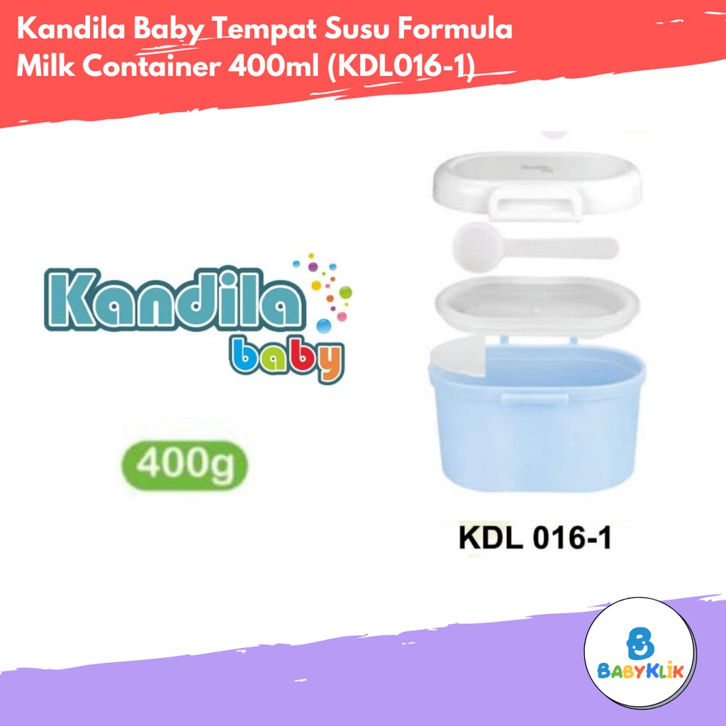 Kandila Baby Tempat Susu Formula - Milk Container Merek Kandila Ukuran 400ml &amp; 800ml -Random