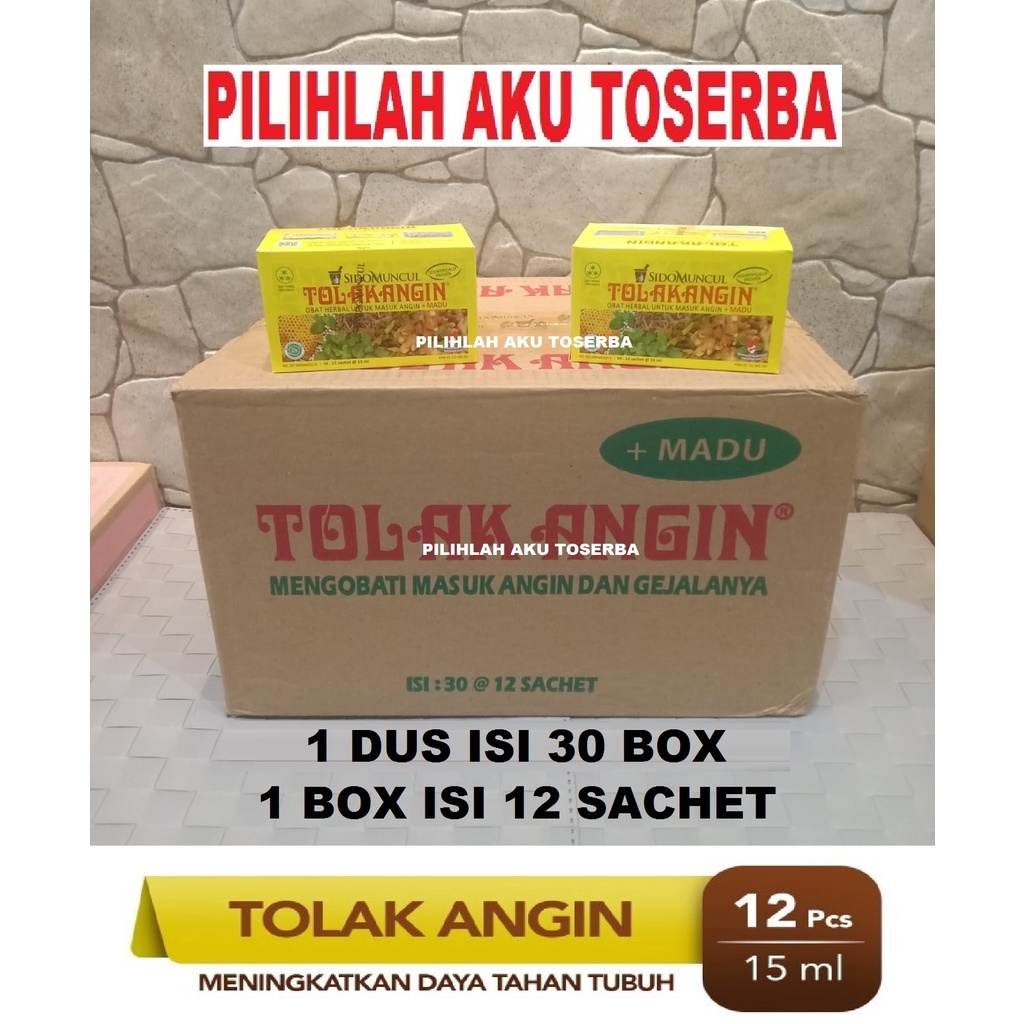 TOLAK ANGIN CAIR SIDOMUNCUL ISI 12 SACHET - ( HARGA 1 KARTON )