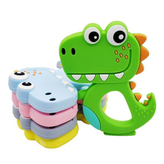 Teether - Mainan Gigi Bayi - Mainan Bayi Silicone Croco
