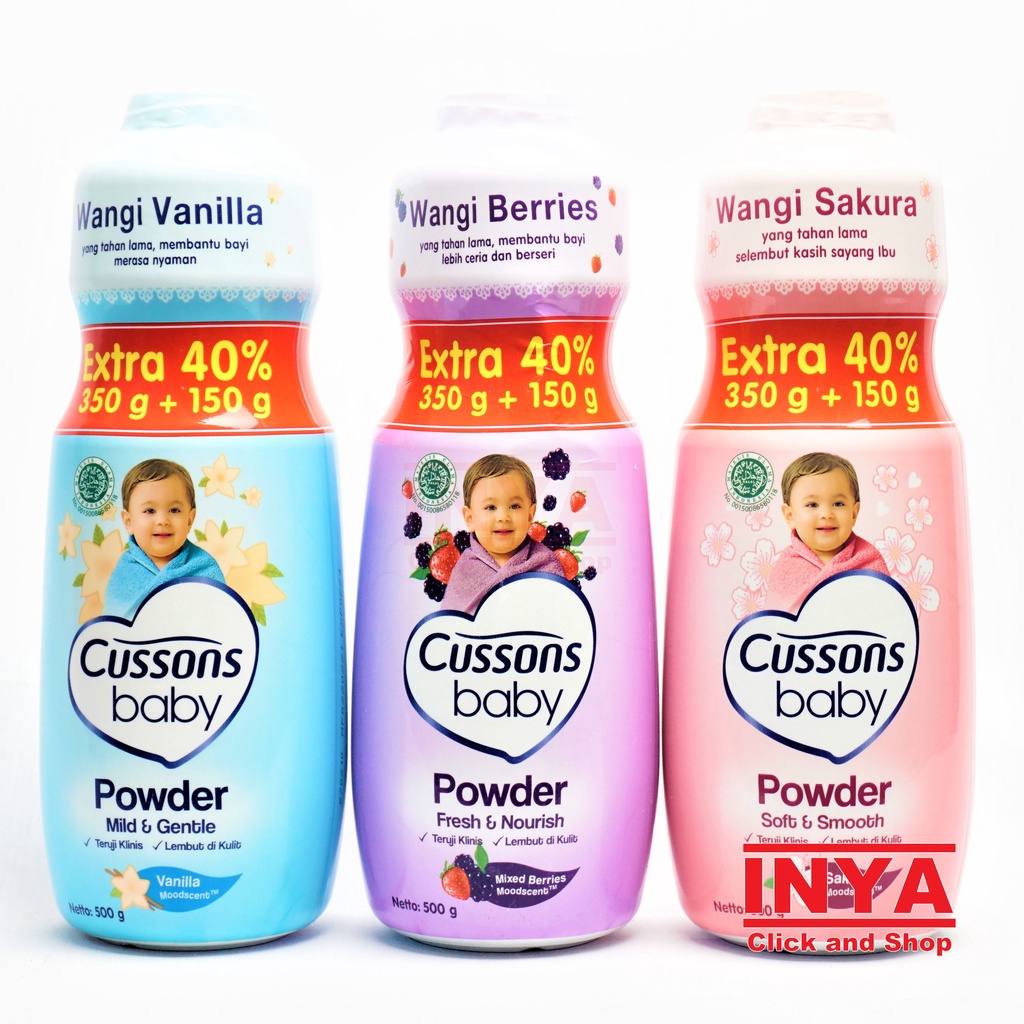 CUSSONS BABY POWDER MOOD SCENT - Bedak Bayi