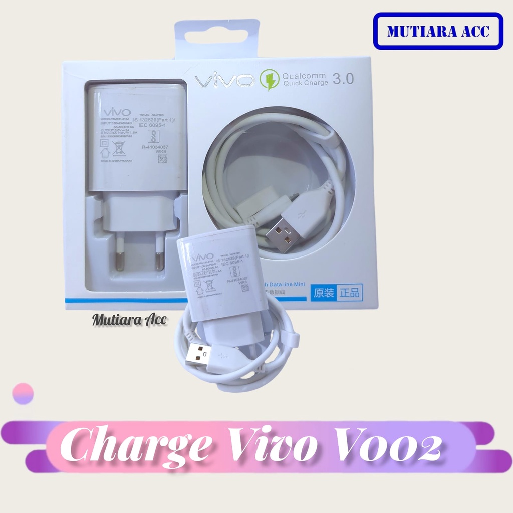 TRAVEL CHARGE VIVO 002 Micro V8 Qualcomm Quick Charge 3.0 Support Fast