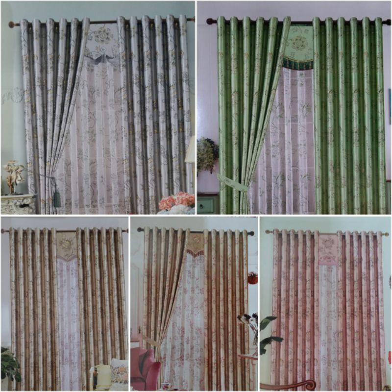 gorden jadi motif print emas