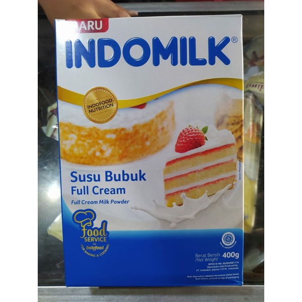 

Susu Bubuk Full Cream Indomilk 400g