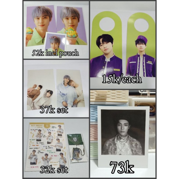 JAEMIN PHOTOPACK /JAEMIN CHENLE DOOR HANGER SG22/ NCT DREAM POSTCARD SG21/ JENO POLAROID HELLO FUTUR