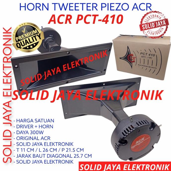 Elektronik | Audio | Tweeter Kotak Acr Pct-410 Pct410 Pct 410 Twitter Tweter Horn 300W Asli | Best S