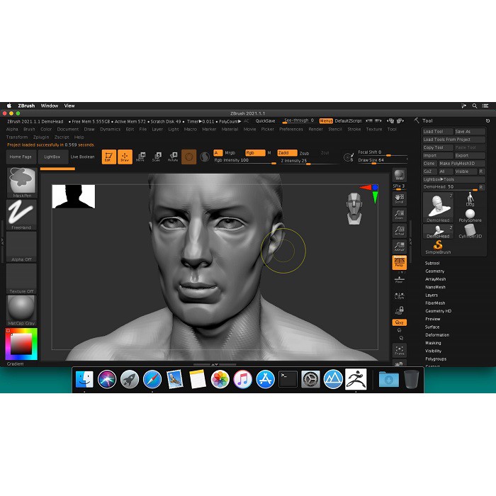 [FULL VERSION] Pixologic ZBrush 2021 Mac BIG SUR - GARANSI AKTIVASI