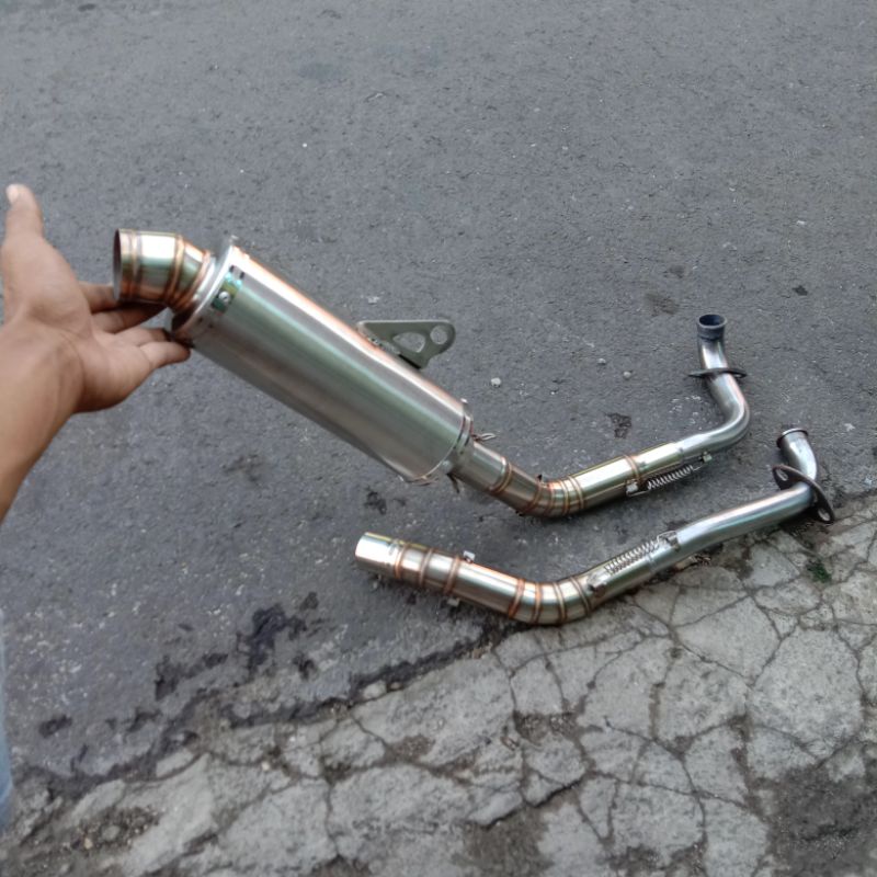 knalpot racing BEAT inlet 38 model best3. knalpot racing BEAT SCOOPY AEROX NMAX VARIO PCX LEXI dll