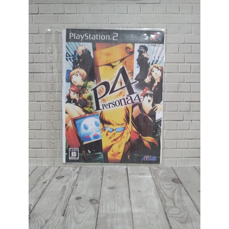 CD DVD KASET ORIGINAL PS2 Persona 4 Jpn Bahasa Jepang
