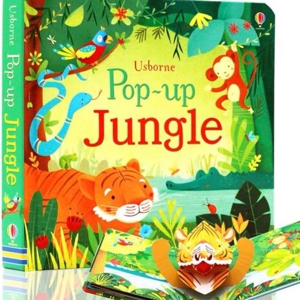 

Usborne Pop Up Book Jungle - Buku Edukasi Impor Anak Children Animal Terbaru