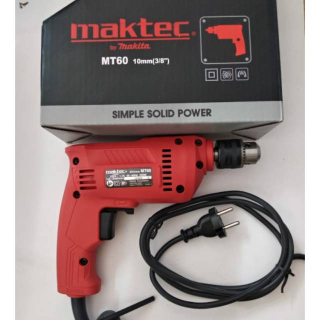 MESIN BOR LISTRIK BESI KAYU MERK MAKTEC MT-60