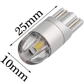 Lampu Mobil Headlight LED T10 W5W 2 SMD 3030 2 PCS - White
