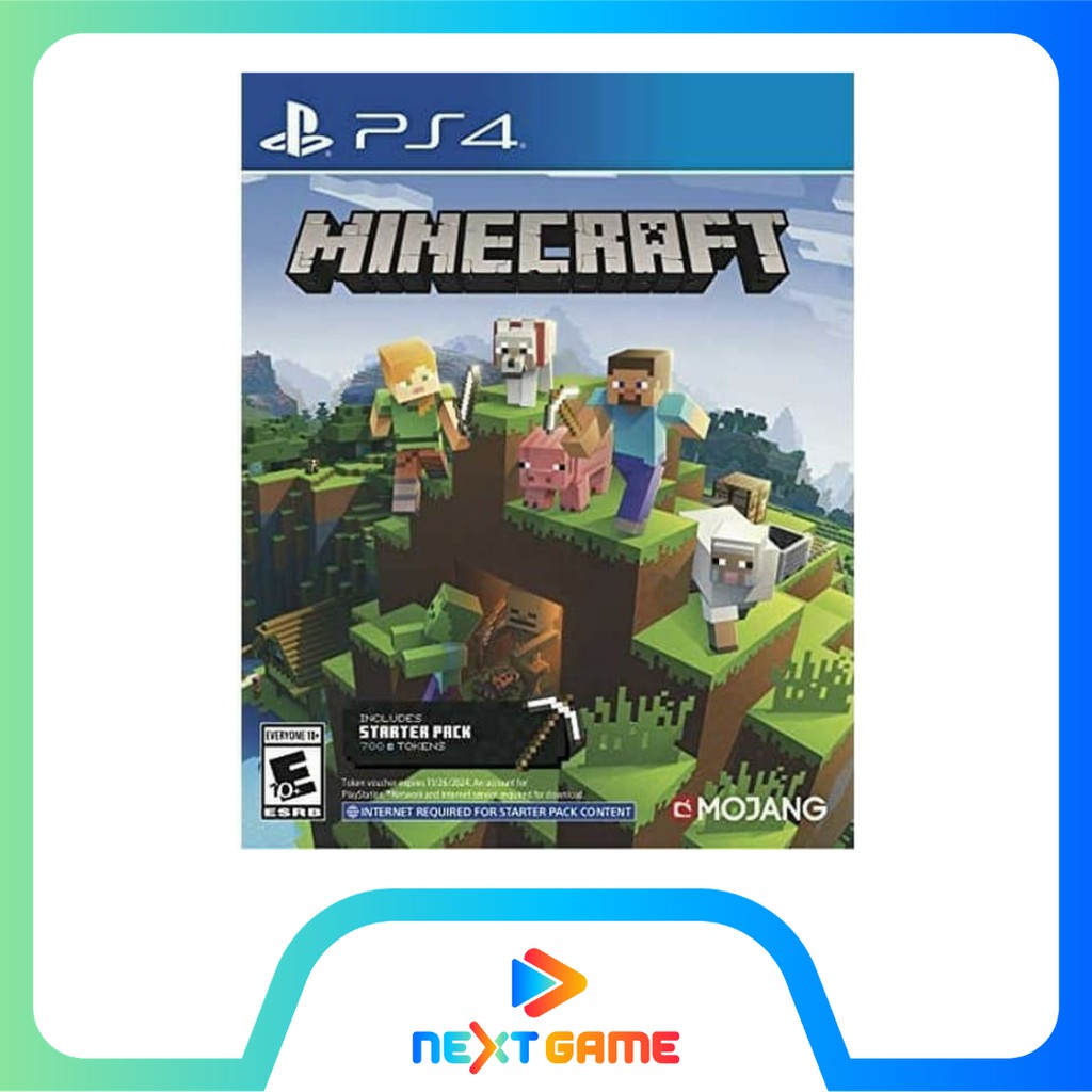 PS4 Minecraft Starter Pack Collection Edition