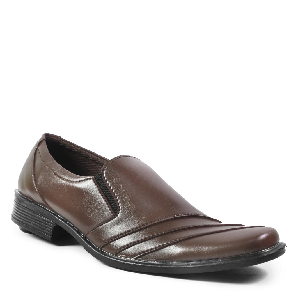 sepatu pria formal crocodile pantofel paul hitam-coklat kerja kantoran termurah  trendy [BISA COD]