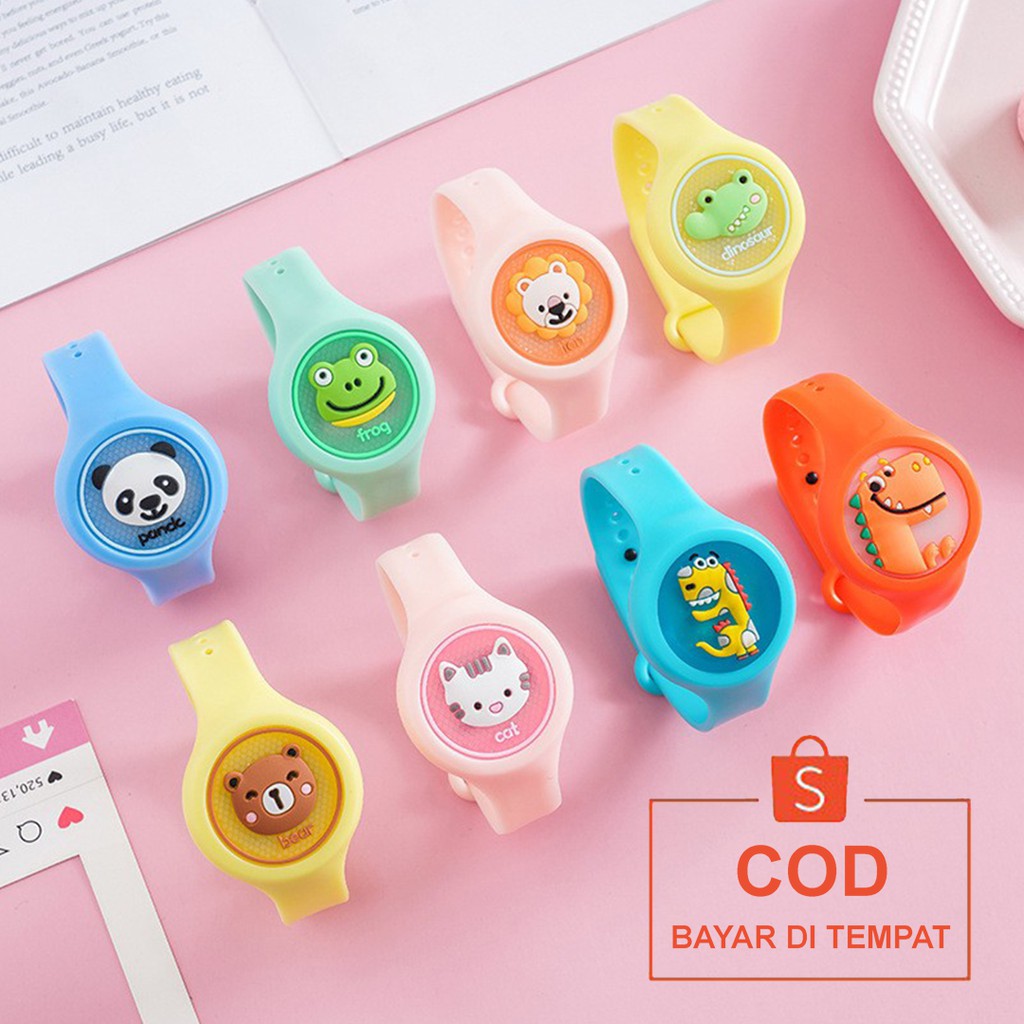 ✅COD Jam Gelang Tangan Anti Nyamuk Led Watch Aksesoris Fashion Anak Bayi Perempuan Laki-laki Wanita Pria Cewek Cowok Anti Air Murah Couple Original