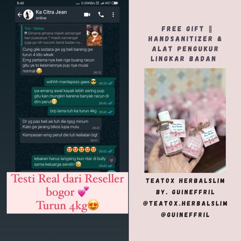 [NEW PACKAGING) TEATOX BY GUINEV. TEH PELANGSING TEH DIET HERBAL