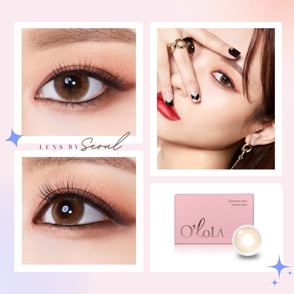 LENSBYSEOUL Olola Amuse - Brown Korea Natural Contact Softlens