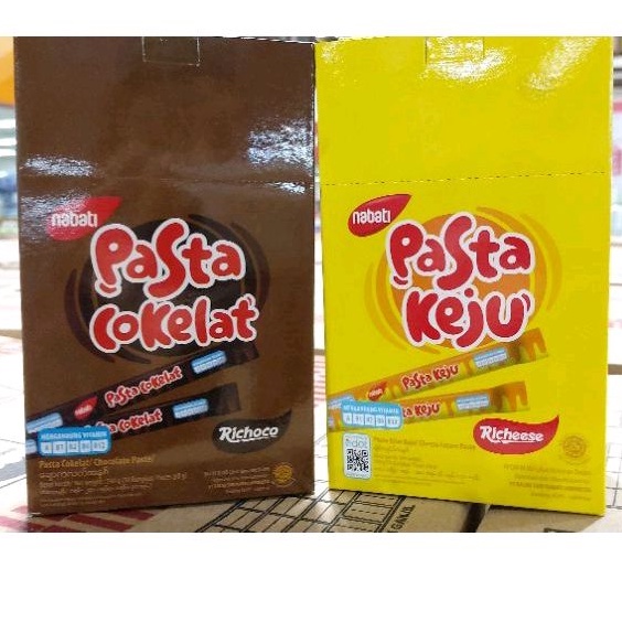 

Nabati Pasta Keju & Coklat 8gr