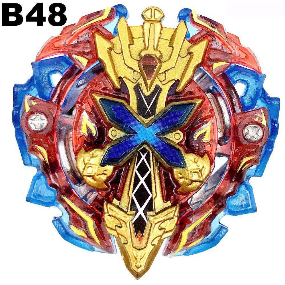 Burst Beyblade B-48 Starter Zeno Excalibur.M.I Tanpa Hadiah Kids Launcher