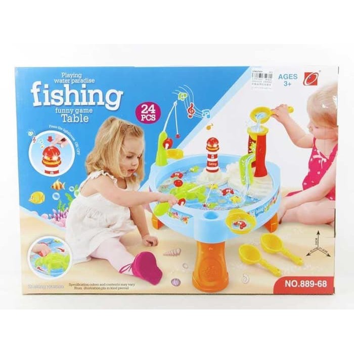 B889-68 Mainan Anak Water Paradise Fishing Game Mainan pancingan Ikan 13D