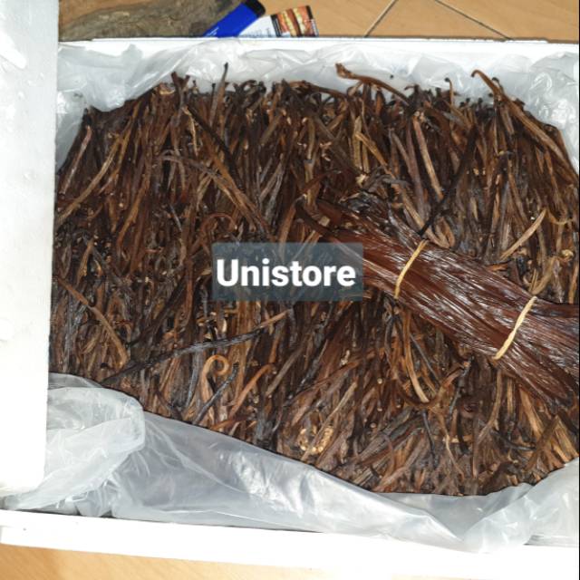 

500gr Vanilla Beans Vanili Panili Vanila Planipolia usia panin maksimal aroma wangi sekali super