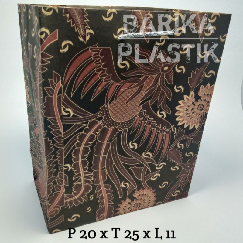 

paperbag polos dan batik craft 20x25