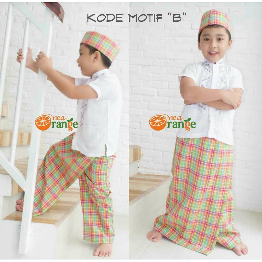 SET SARUNG CELANA, BAJU KOKO DAN PECI