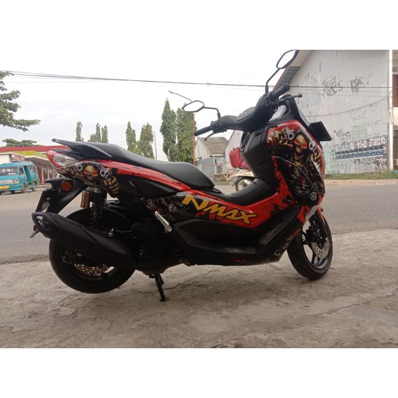 DECAL NMAX NEW MOTIF TENGKORAK