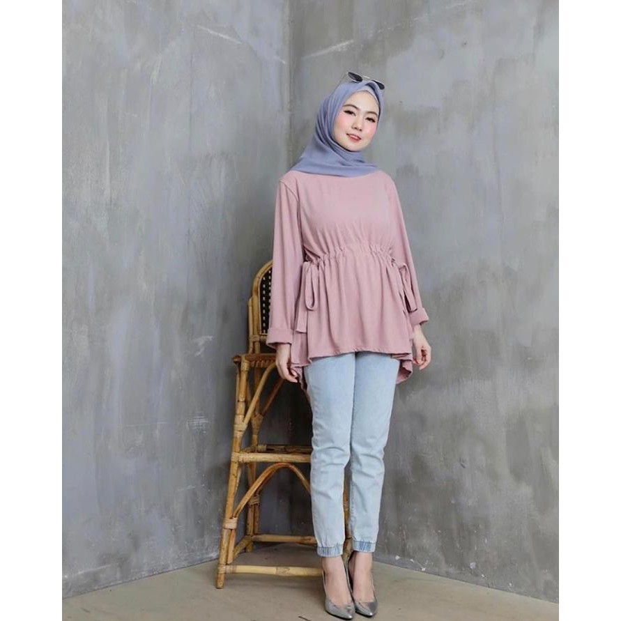 NICOLE BLOUSE/atasan murah/pakaian wanita/blouse wnaita