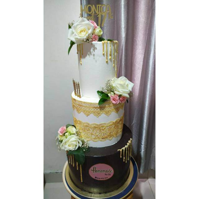 

Kue ulang tahun sweet seventeen / wedding cake CIKARANG