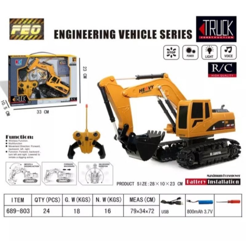 Mainan RC Excavator