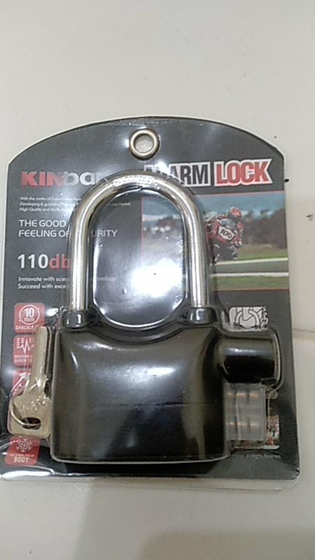 Gembok Alarm Anti Maling Bisa Bunyi Kalau Dipukul - Dibuka Paksa - Dipotong Paksa - Bisa Cod