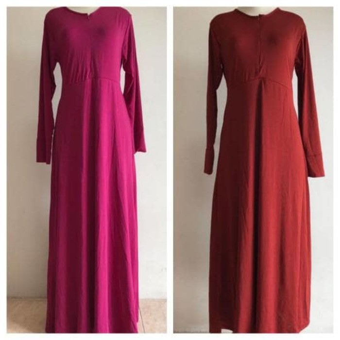 GAMIS POLOS BAHAN JERSEY  --OM---