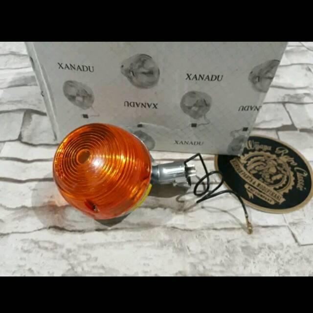 Lampu Sein Riting CB100 Besi Klasik Crom