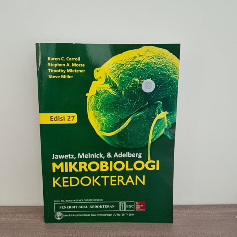 Mikrobiologi Kedokteran Jawetz edisi 27 (ORIGINAL, PRELOVED)