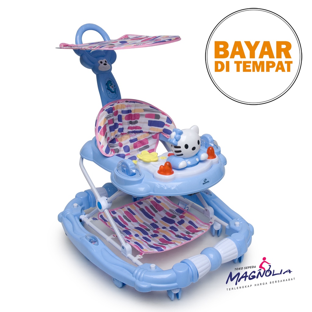 Baby Walker Wolker Spacebaby Roda Dorongan Bayi Belajar Jalan Anak Apolo Kereta Bayi Belajar Jalan-