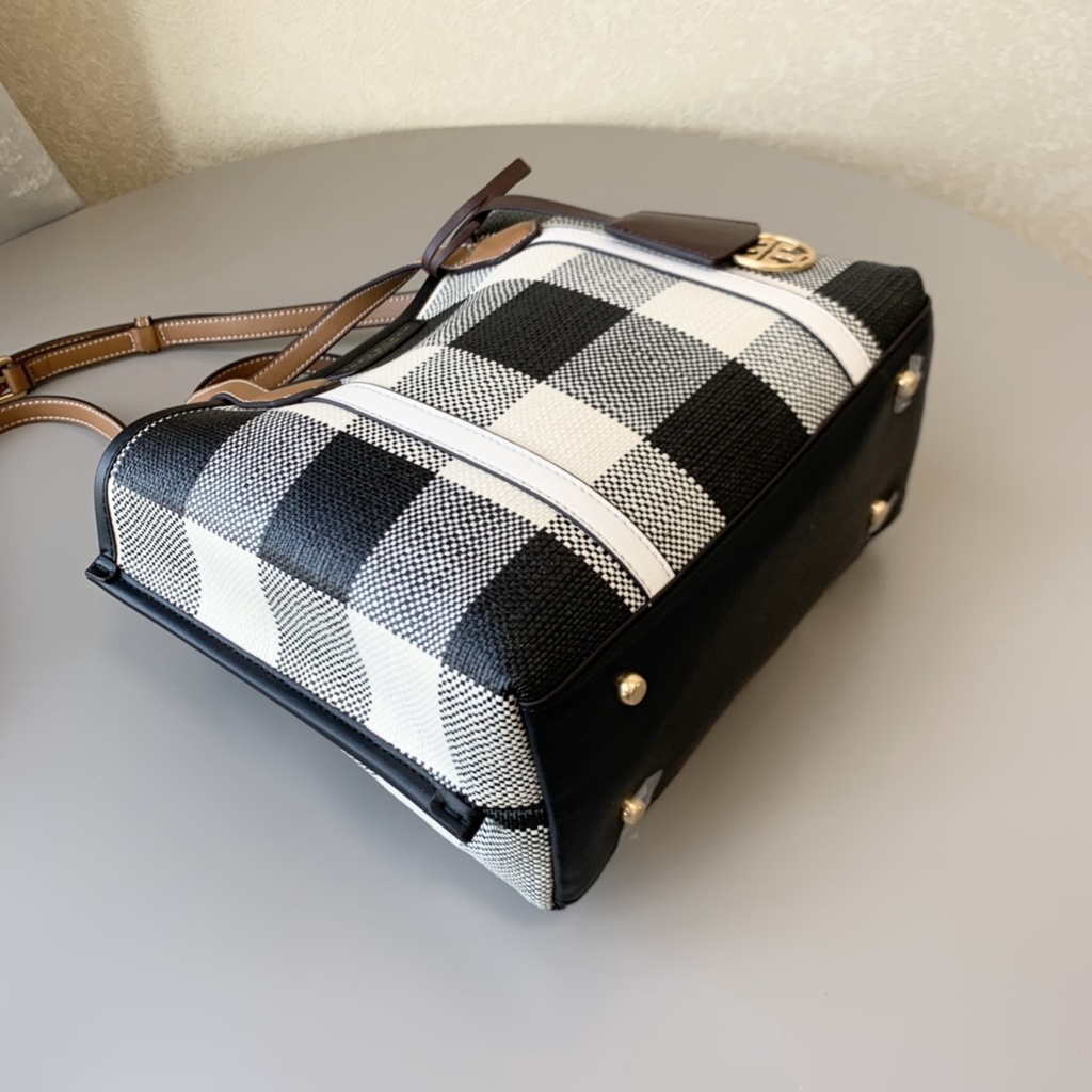 81929  Original TB canvas with cowhide women's shoulder bag crossbody hand bag  ttb