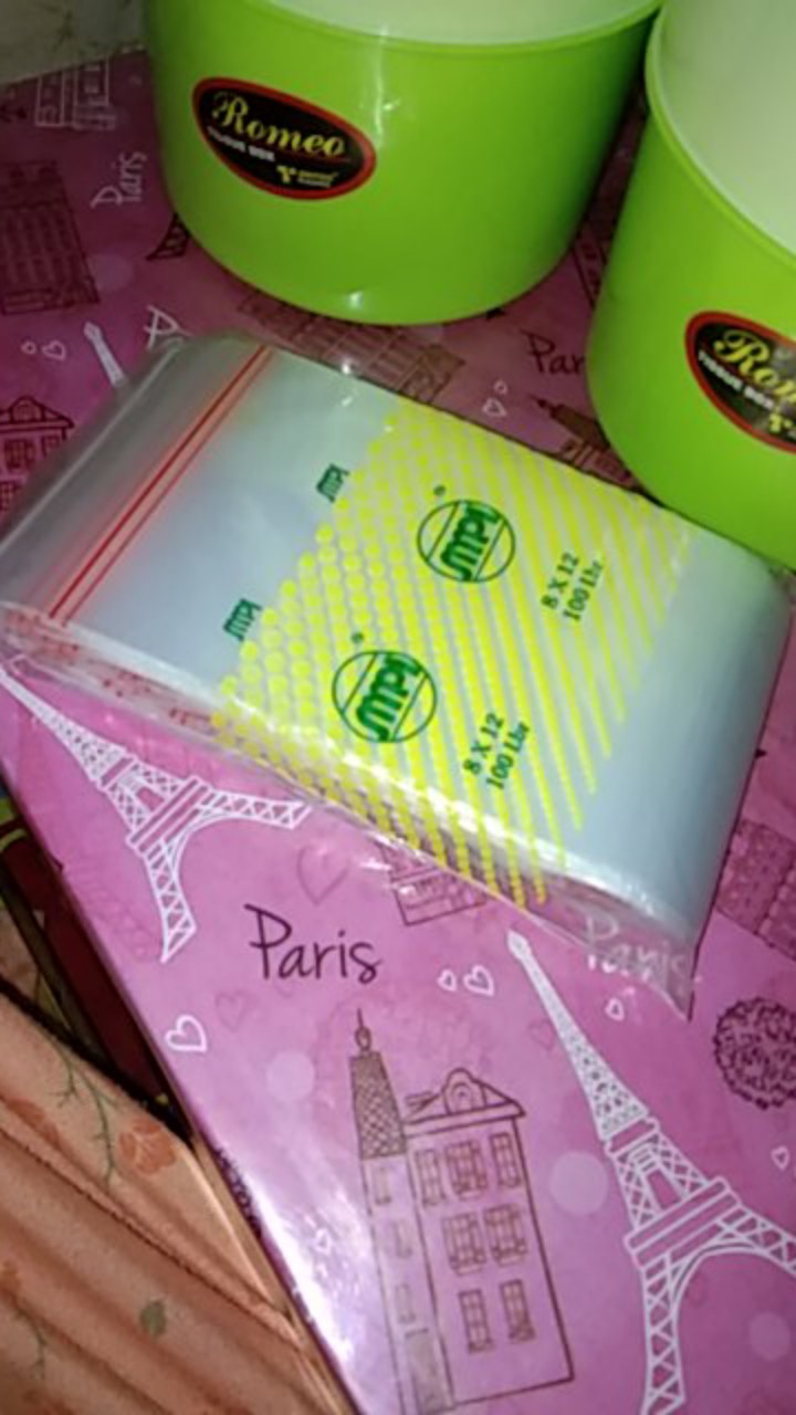 Plastik Klip 8x12 Plastic Clip 8 X 12 Cm Seal Ziplock Bag Zipper Obat Pe
