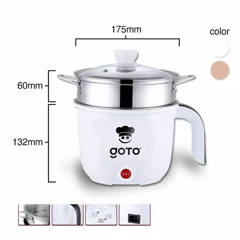 Electric Multifunction Minipan Panci Elektrik Serbaguna