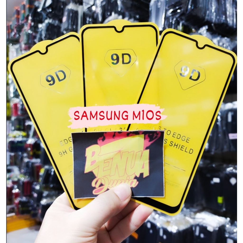 ANTI GORES KACA SAMSUNG M10S - TEMPERED GLASS FULL LEM 9D TEMPER GLASS M10S - BD