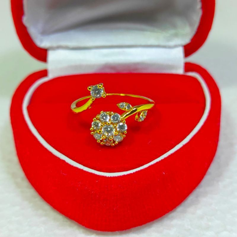 cincin xuping dewasa, perhiasan xuping lapis emas